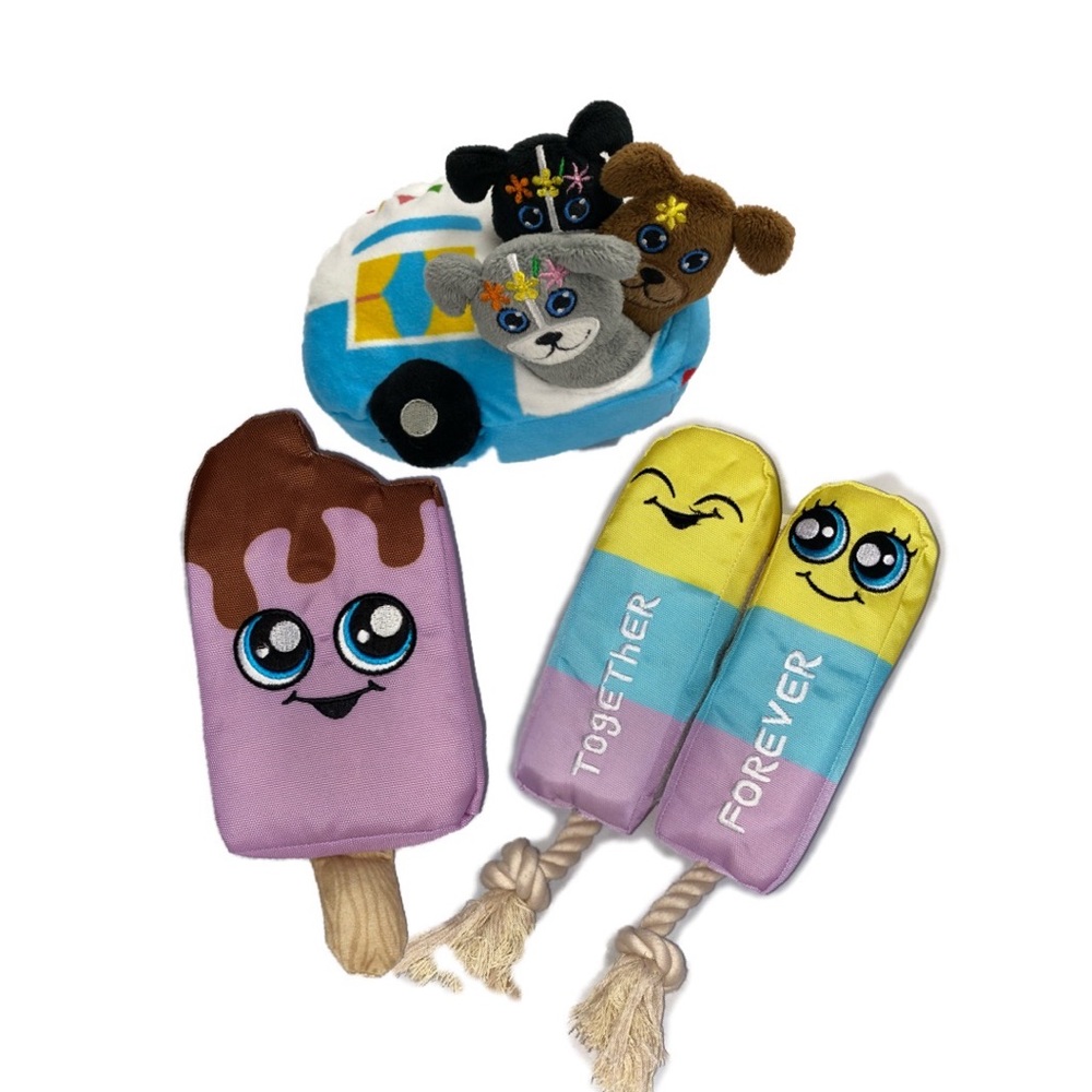 Sweet summer! 3 pack dog toys